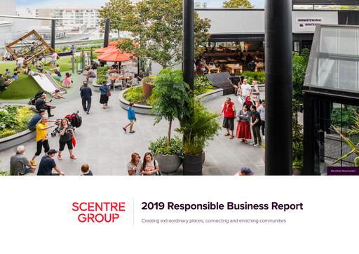 Thumbnail Scentre Group Sustainability Report 2019