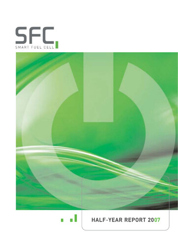 Thumbnail SFC Energy AG Half-year Report 2007-h1