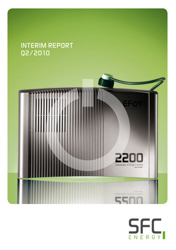 Thumbnail SFC Energy AG Half-year Report 2010-h1