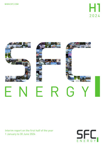 Thumbnail SFC Energy AG Half-year Report 2024-h1