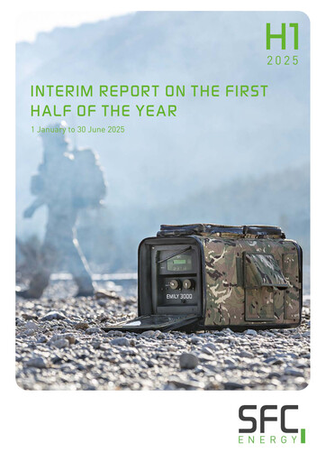 Thumbnail SFC Energy AG Half-year Report 2025-h1