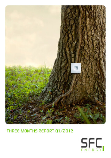 Thumbnail SFC Energy AG Quarterly Report 2012-q1