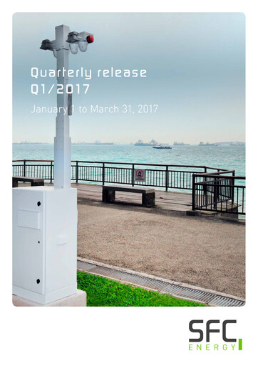 Thumbnail SFC Energy AG Quarterly Report 2017-q1