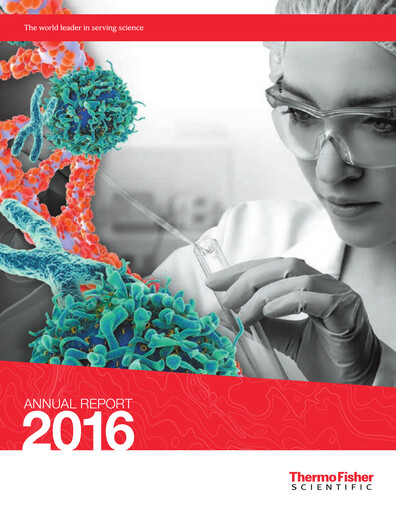 Thumbnail Thermo Fisher Scientific Annual Report 2016