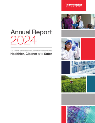 Thumbnail Thermo Fisher Scientific Annual Report 2024