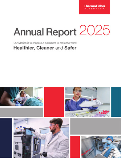Thumbnail Thermo Fisher Scientific Annual Report 2025