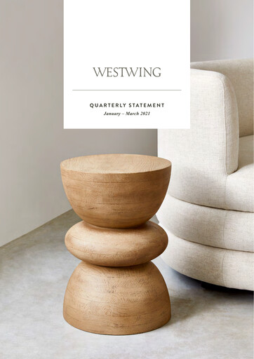 Miniature Westwing Group Rapport trimestriel 2021-q1