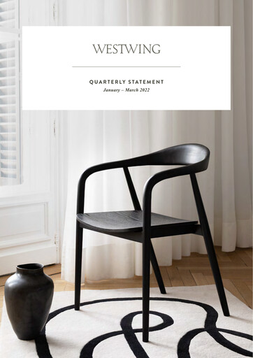 Miniature Westwing Group Rapport trimestriel 2022-q1