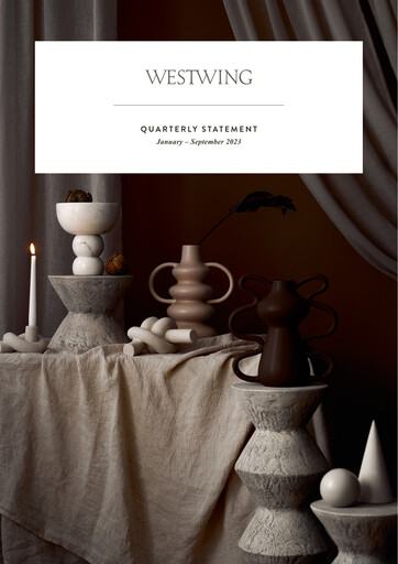 Miniature Westwing Group Rapport trimestriel 2023-q3
