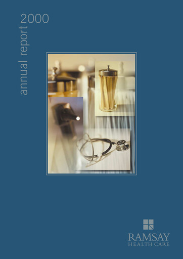 Thumbnail Ramsay Health Care Annual Report 2000