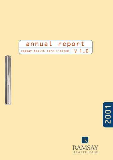Thumbnail Ramsay Health Care Annual Report 2001