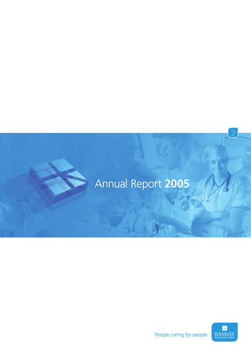 Thumbnail Ramsay Health Care Annual Report 2005