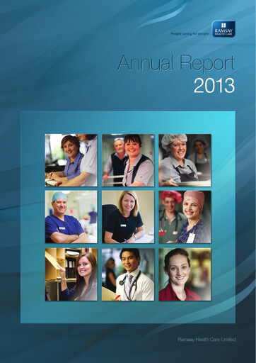 Thumbnail Ramsay Health Care Annual Report 2013