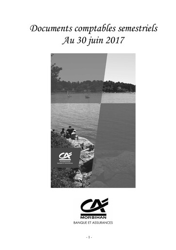 Thumbnail Caisse Régionale de Crédit Agricole du Morbihan Half-year Report 2017-h1
