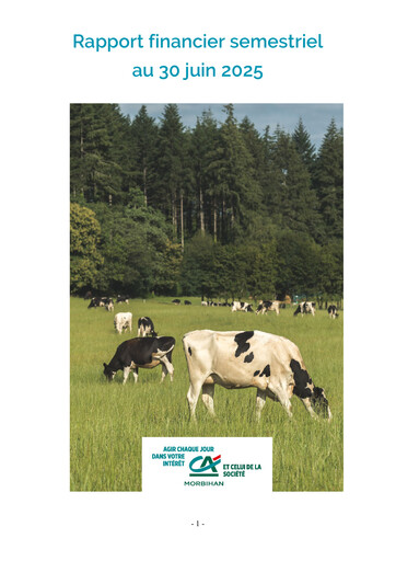 Thumbnail Caisse Régionale de Crédit Agricole du Morbihan Half-year Report 2025-h1