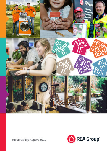 Thumbnail REA Group Sustainability Report 2020