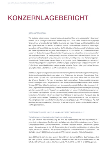 Thumbnail KAP AG Financial Report 2017