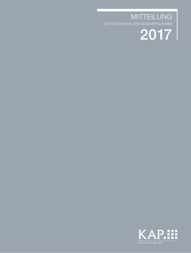 Thumbnail KAP AG Quarterly Report 2017-q3