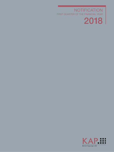 Thumbnail KAP AG Quarterly Report 2018-q1