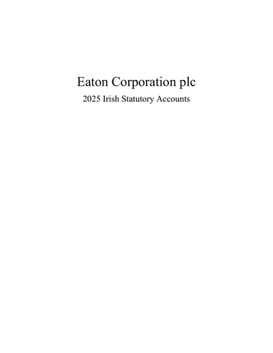 Thumbnail Eaton Financial Statement 2025