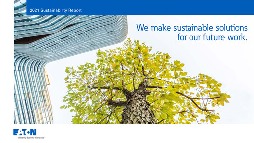 Thumbnail Eaton Sustainability Report 2021
