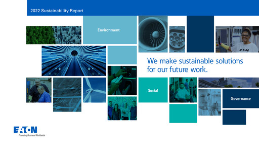 Thumbnail Eaton Sustainability Report 2022