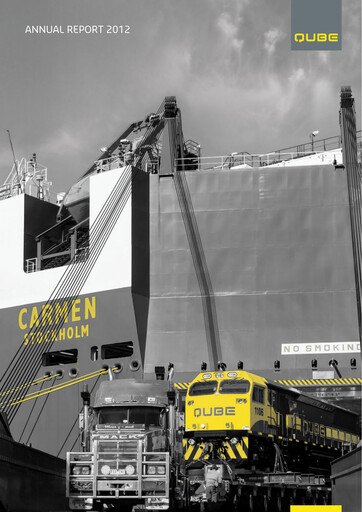 Thumbnail Qube Holdings Annual Report 2012