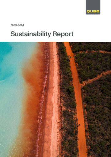 Thumbnail Qube Holdings Sustainability Report 2023-2024