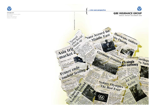 Thumbnail QBE Insurance
 Annual Report 2000