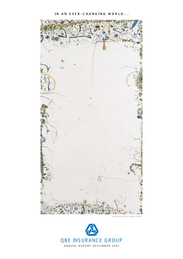 Thumbnail QBE Insurance
 Annual Report 2001