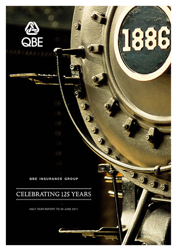 Thumbnail QBE Insurance
 Half-year Report 2011-h1