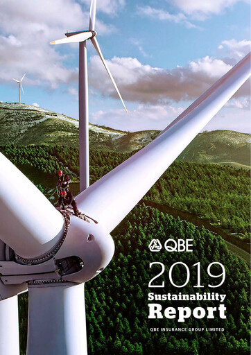Thumbnail QBE Insurance
 Sustainability Report 2019