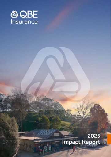 Thumbnail QBE Insurance
 Sustainability Report 2025