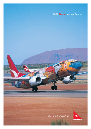 Thumbnail Qantas Airways
 Annual Report 2002