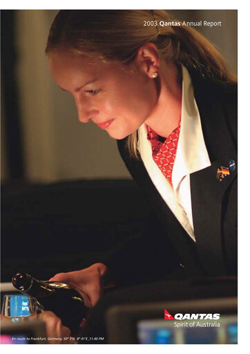 Thumbnail Qantas Airways
 Annual Report 2003