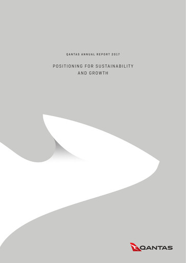 Thumbnail Qantas Airways
 Annual Report 2017