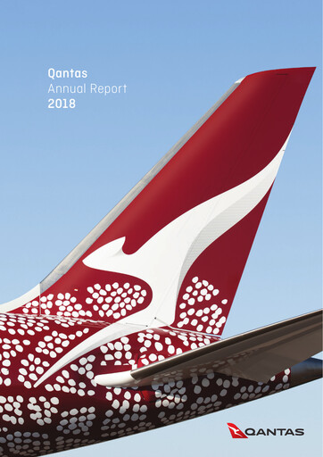 Thumbnail Qantas Airways
 Annual Report 2018