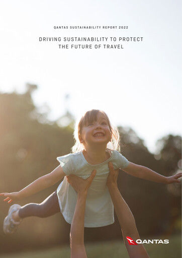 Vorschaubild Qantas Airways
 Nachhaltigkeitsbericht 2022