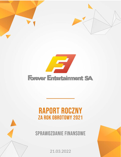 Thumbnail Forever Entertainment Financial Statement 2021