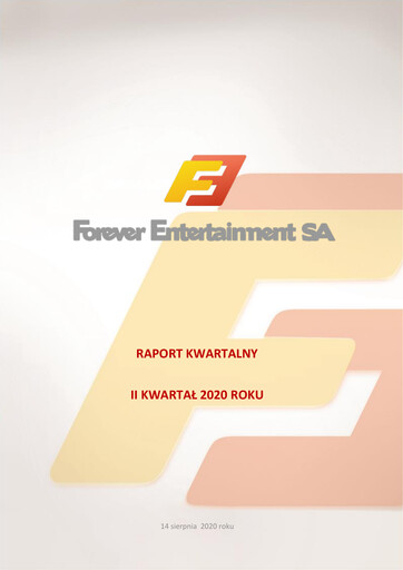 Thumbnail Forever Entertainment Quarterly Report 2020-q2