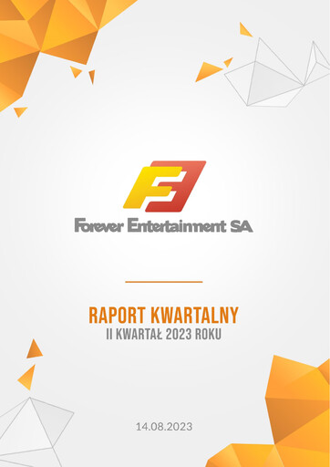 Thumbnail Forever Entertainment Quarterly Report 2023-q2