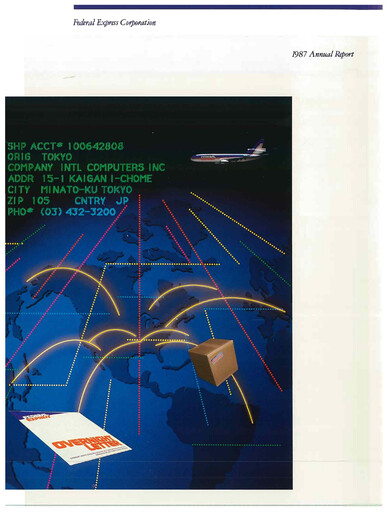 Thumbnail FedEx Annual Report 1987