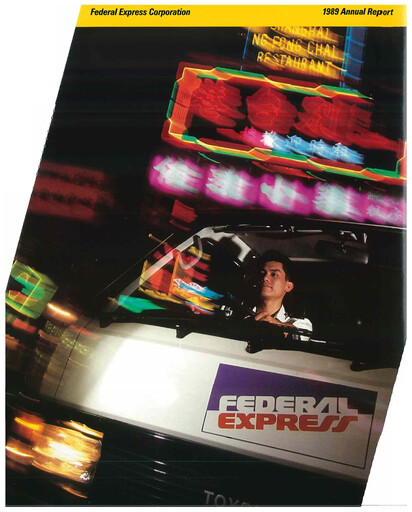 Thumbnail FedEx Annual Report 1989