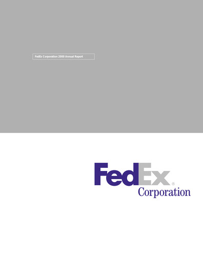 Thumbnail FedEx Annual Report 2000