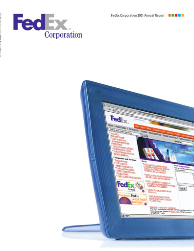 Thumbnail FedEx Annual Report 2001