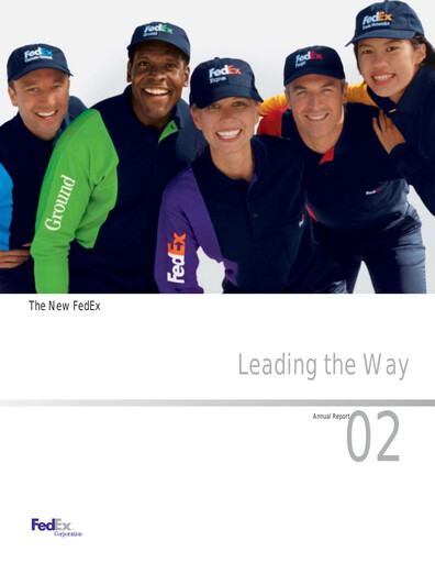 Thumbnail FedEx Annual Report 2002