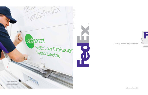 Thumbnail FedEx Annual Report 2012