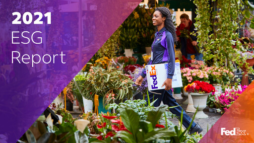 Thumbnail FedEx ESG Report 2021