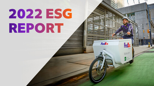 Thumbnail FedEx ESG Report 2022