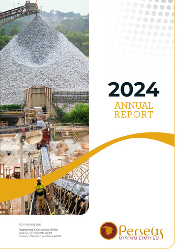 Thumbnail Perseus Mining Annual Report 2024